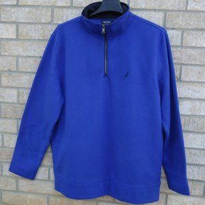 SIZE XXL. NWT. Nautica Men's 1/4-zip sweatshirt pullover.
